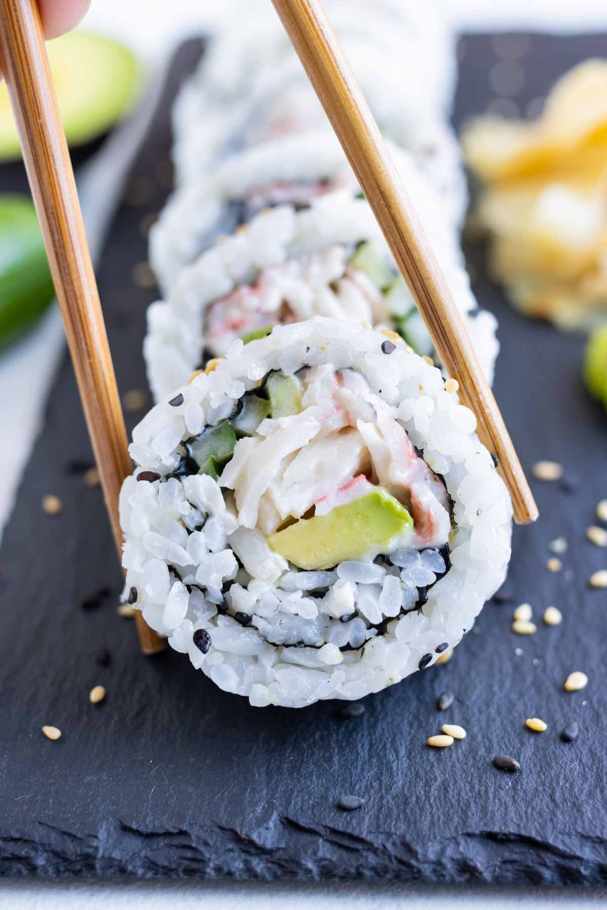 how to roll sushi