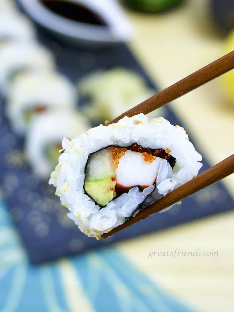 how to roll sushi