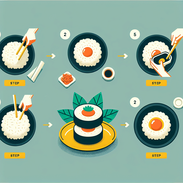 sushi rice arancini served with soy sauce