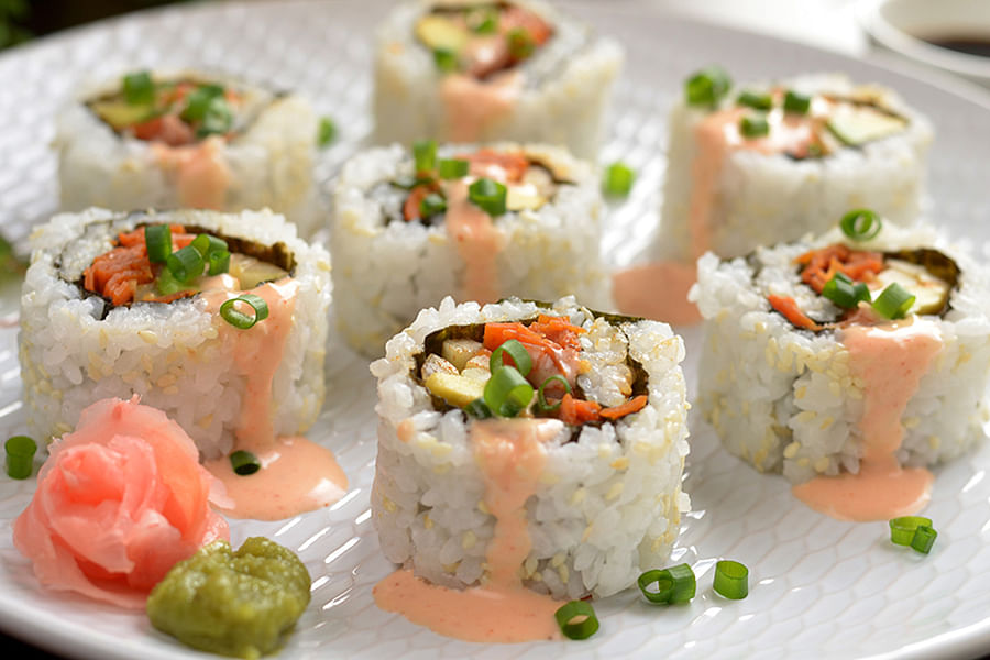 Carrot sushi roll