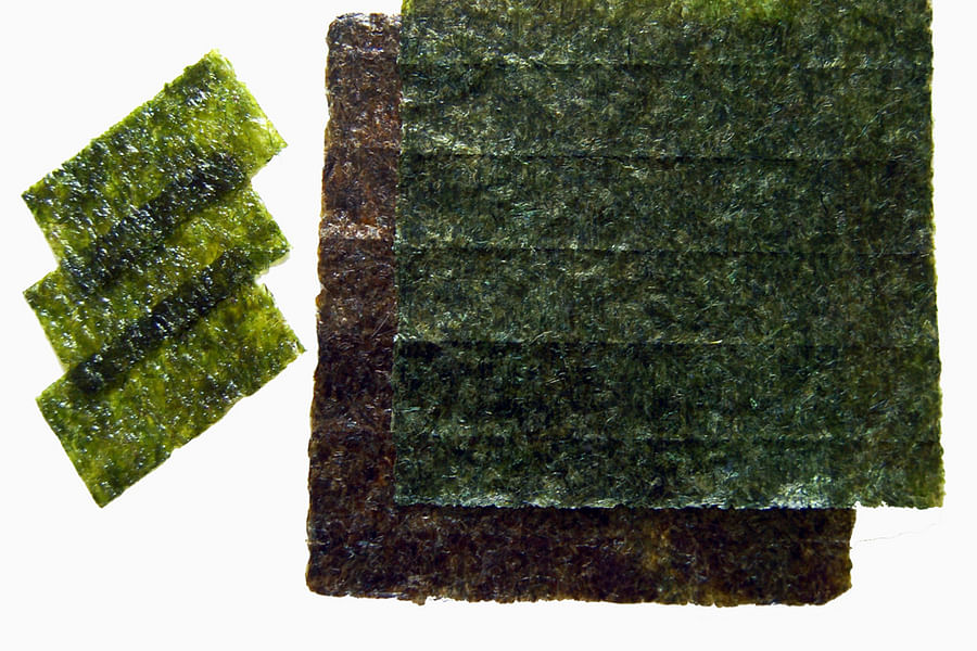 Nori seaweed sushi ingredient