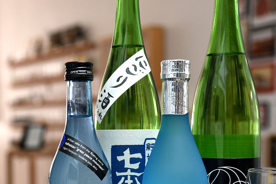 Nigori Sake bottle