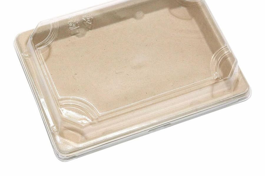disposable sushi tray with lid