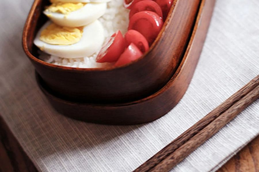 Japanese bento box for sushi