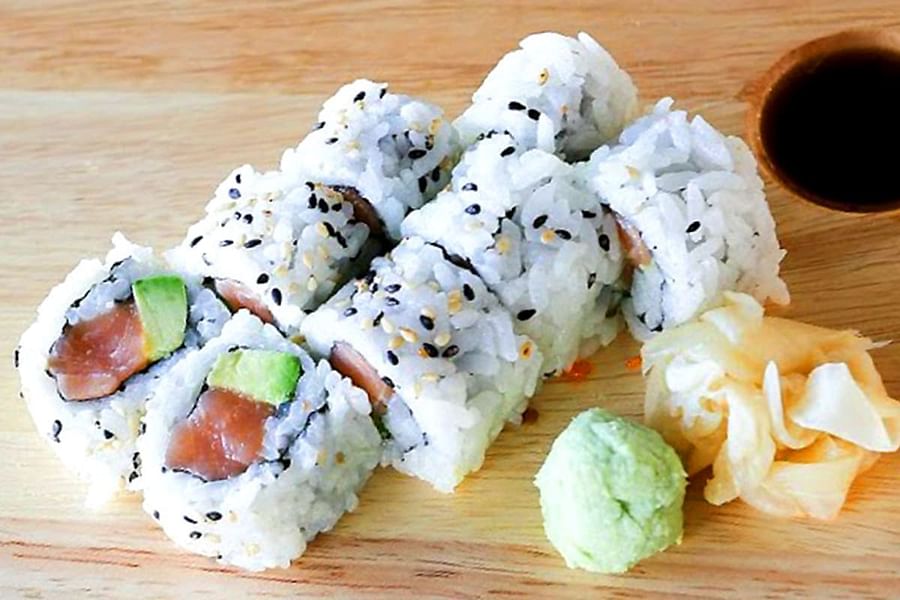 sushi condiments separate packaging