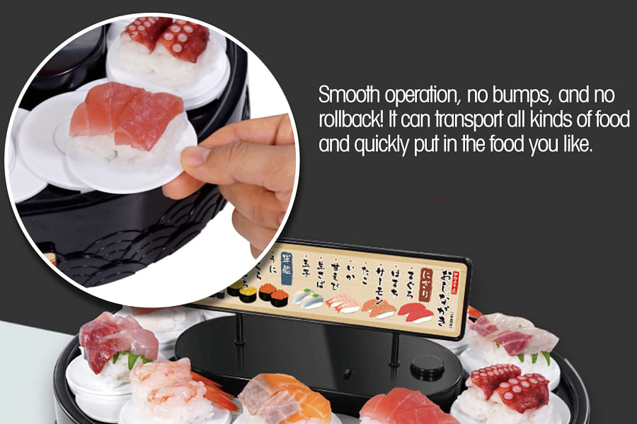 sushi covered for transport