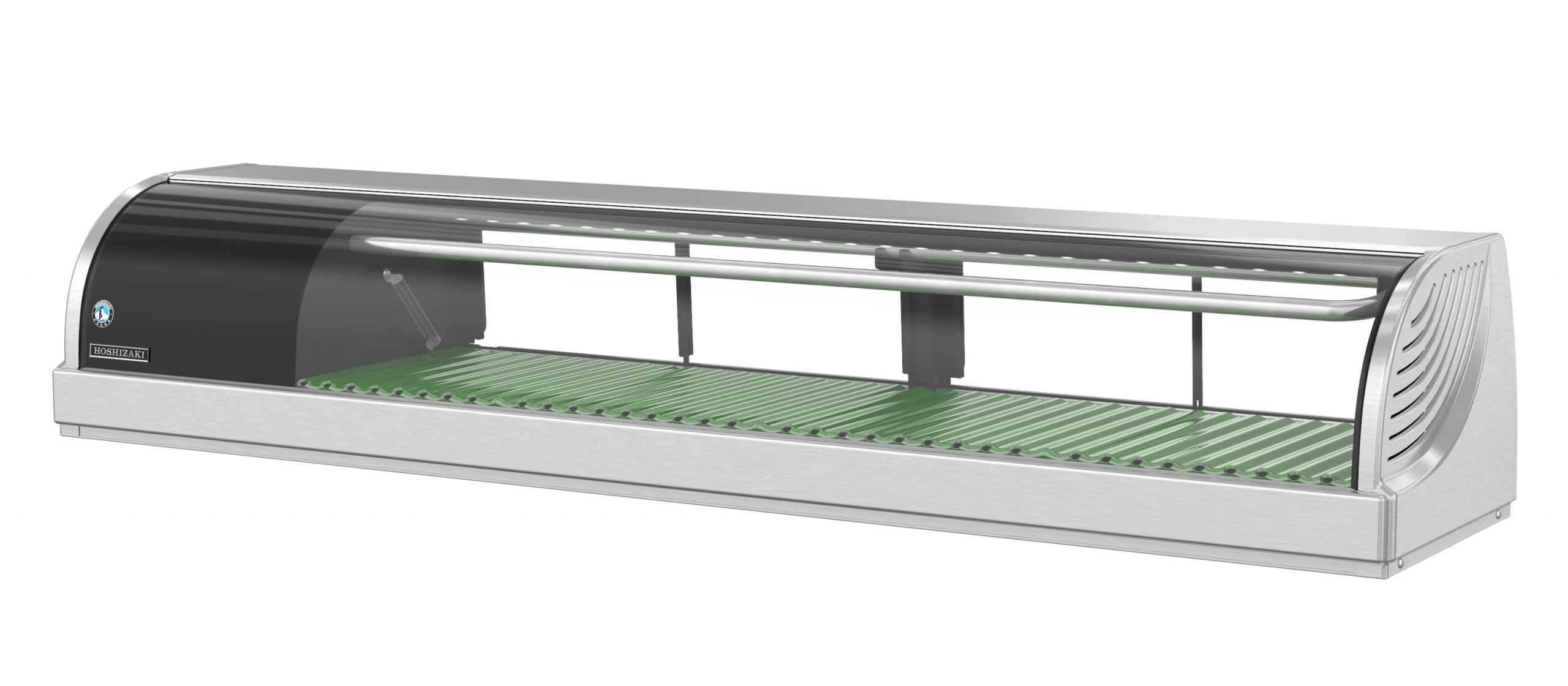 sushi in refrigerator