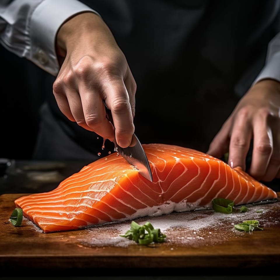 A Guide to Perfectly Cut Salmon for Sushi: Techniques and Tips for the Perfect Slice