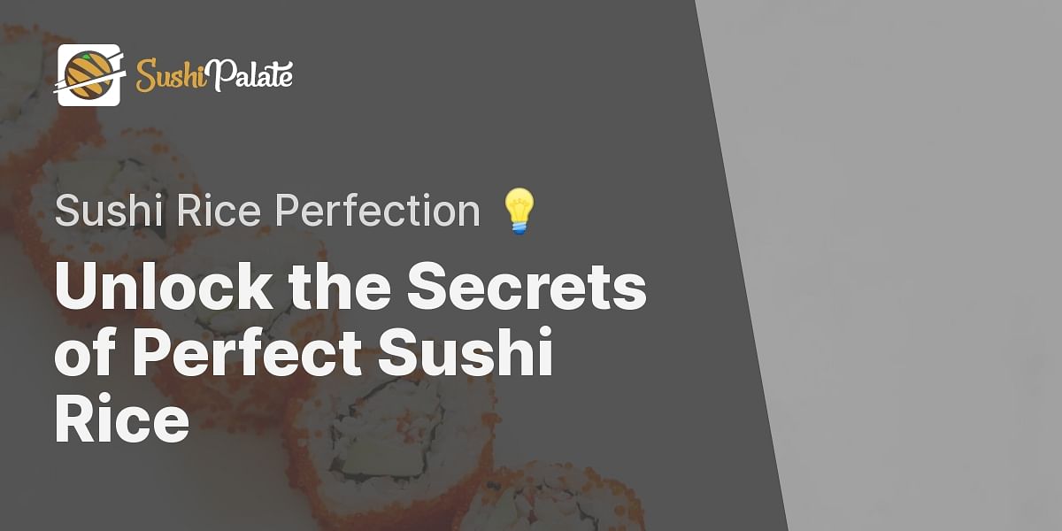 Mastering the Art of Preparing Sushi Rice: A Step-by-Step Guide | Sushi