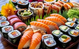 What are some traditional sushi rolls that don't include raw fish?