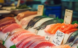 What is the cost per pound of sushi-grade fish?