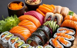 What sushi rolls can be recommended for people with seafood allergies?
