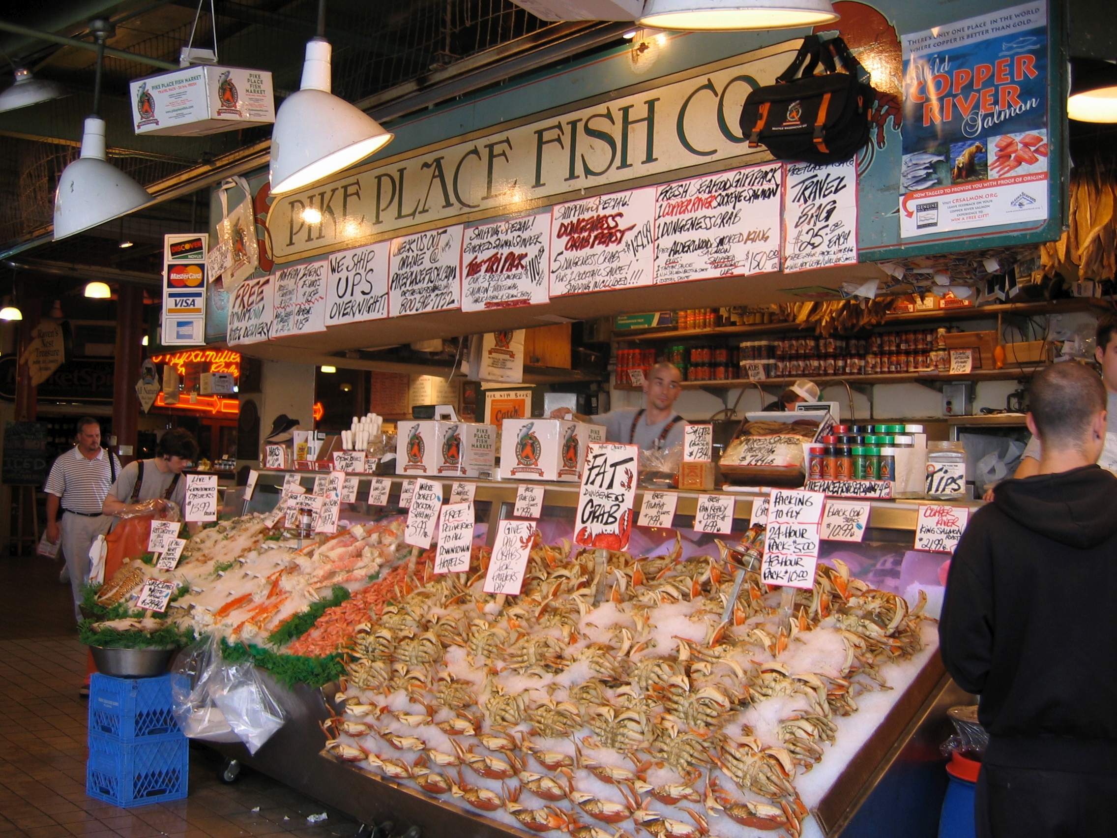 Pike Place Fish Market in Seattle, Washington